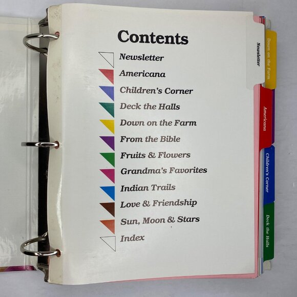 Vintage 1991 Georgia Bonesteels Spinning Spools Binder Pattern Club For Quilters - Picture 2 of 15